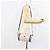 Borsa a Spalla MCM Vicetos Logogram in Pelle PVC Bianco e Oro Auth 161404 D'oro - vista 19