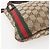 Borsa a Spalla Gucci GG Canvas Web Sherry Line Beige Oro 144388 Auth hk3291 D'oro - vista 16