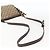 Borsa a Spalla Gucci GG Canvas Web Sherry Line Beige Oro 144388 Auth hk3291 D'oro - vista 7