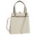 Borsa a mano Vala in pelle 2 in 1 bianca e oro Auth 160802 di Salvatore Ferragamo Bianco D'oro