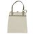 Borsa a mano Vala in pelle 2 in 1 bianca e oro Auth 160802 di Salvatore Ferragamo Bianco D'oro - vista 2