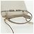 Borsa a mano Vala in pelle 2 in 1 bianca e oro Auth 160802 di Salvatore Ferragamo Bianco D'oro - vista 7