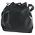 Noe LOUIS VUITTON Borsa a Spalla Petit Noé Epi Nera M44102 LV Auth 162962 Nero - vista 13