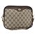 Gucci Borsa a Spalla GG Supreme PVC Beige Oro 97 02 068 Auth 161385 D'oro