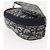 Bolso de Silla de Lona Trotter Christian Dior Azul Marino Dorado Auth 162748 - vista 4