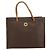 Céline Borsa a mano in tela Macadam CELINE in pelle PVC marrone oro Auth 161051 D'oro - vista 13