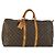 LOUIS VUITTON Monogram Keepall 55 Boston Bag M41424 LV Auth 161538