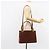 Céline Borsa a mano in tela Macadam CELINE in pelle 2 in 1 marrone oro Auth 160135 D'oro - vista 24