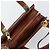 Céline Borsa a mano in tela Macadam CELINE in pelle 2 in 1 marrone oro Auth 160135 D'oro - vista 6