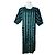Abito a righe vintage Givenchy verde e nero