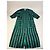 Abito a righe vintage Givenchy verde e nero - vista 4