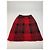Vintage Yves Saint Laurent Karierte Rock Rot Schwarz - Ansicht 10
