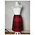 Vintage Yves Saint Laurent Karierte Rock Rot Schwarz - Ansicht 12