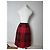 Vintage Yves Saint Laurent Karierte Rock Rot Schwarz - Ansicht 13