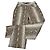 Vintage Versace Snake-Relief-Canvas-Hose Gold Golden