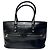 Vintage Courreges Lederhandtasche schwarz