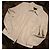 Luisa Spagnoli Genuine Leather Jacket size IT44 Ivory Beige - view 5