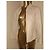 Luisa Spagnoli Genuine Leather Jacket size IT44 Ivory Beige - view 6