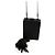 Tory Burch Borsa a tracolla in pelle nera Nero - vista 5