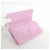 Billetera bi-fold de cuero de cordero rosa Chanel 19 Line - vista 7