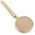 Hermes Hermès Cadrege GM Medaille Necklace Pendant Golden  - view 1