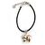 Bracciale Charm Vivienne Amour di Louis Vuitton Nero Argento D'oro