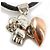 Bracciale Charm Vivienne Amour di Louis Vuitton Nero Argento D'oro - vista 3