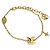 Bracciale in metallo dorato iconico LV di Louis Vuitton D'oro - vista 3