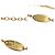 Bracciale in metallo dorato iconico LV di Louis Vuitton D'oro - vista 5