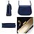 Borsa a spalla in satin blu navy Tiffany & Co. - vista 2
