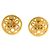 Orecchini a clip in metallo dorato Chanel D'oro