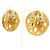 Orecchini a clip in metallo dorato Chanel D'oro - vista 2