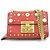 Borsa a spalla in pelle rossa Gucci Rosso