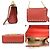 Borsa a spalla in pelle rossa Gucci Rosso - vista 2