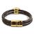 Bracciale Rodeo Monogram Louis Vuitton Marrone Monogramma - vista 3