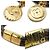 Bracciale Rodeo Monogram Louis Vuitton Marrone Monogramma - vista 5