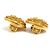 Orecchini a clip in metallo dorato Chanel Coco Mark D'oro - vista 4