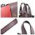 Borsa a Spalla Piccola in Pelle Hammock di Loewe Rosso Bordò - vista 4