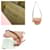 Borsa a Spalla Piccola Loewe Gate Rosa Multicolore - vista 5