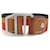 Hermès Charm Bracelet in Canvas and Leather Brown Orange Navy blue  - view 1
