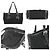 Céline Borsa in suede e pelle nera Celine Nero - vista 3