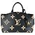 Borsa Petit Palais PM in Empreinte Louis Vuitton Nero Beige