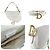 Borsa Saddle Christian Dior Bianco - vista 3