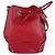 Borsa a Spalla in Pelle Diamante Gucci Rosso