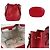 Borsa a Spalla in Pelle Diamante Gucci Rosso - vista 3