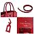 Borsa a Spalla City Steamer MM Louis Vuitton Rosso - vista 4