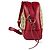 Borsa a Spalla Gucci GG in Tela/Pelle Marrone Rosso - vista 2