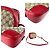 Borsa a Spalla Gucci GG in Tela/Pelle Marrone Rosso - vista 4