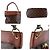 Borsa a Spalla Besace Tuileries Monogram Louis Vuitton Marrone Rosso - vista 3