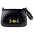 Borsa a spalla in pelle di vitello nera Hermès Nero